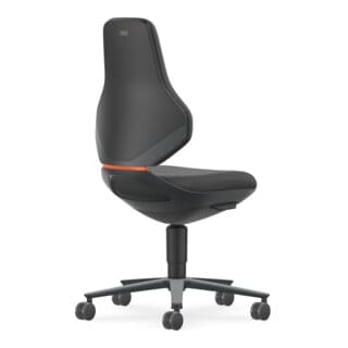 Arbeitsdrehstuhl Alu.anth.supertec Schwarz 450-620mm