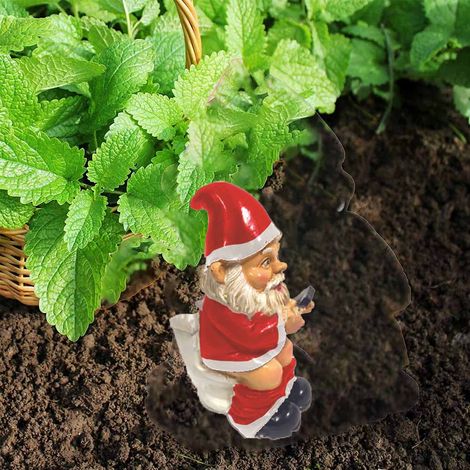 Gnome Statue - Resin Garden Ornament Outdoor Lawn Decor For Patio Backyard - 1 Piece