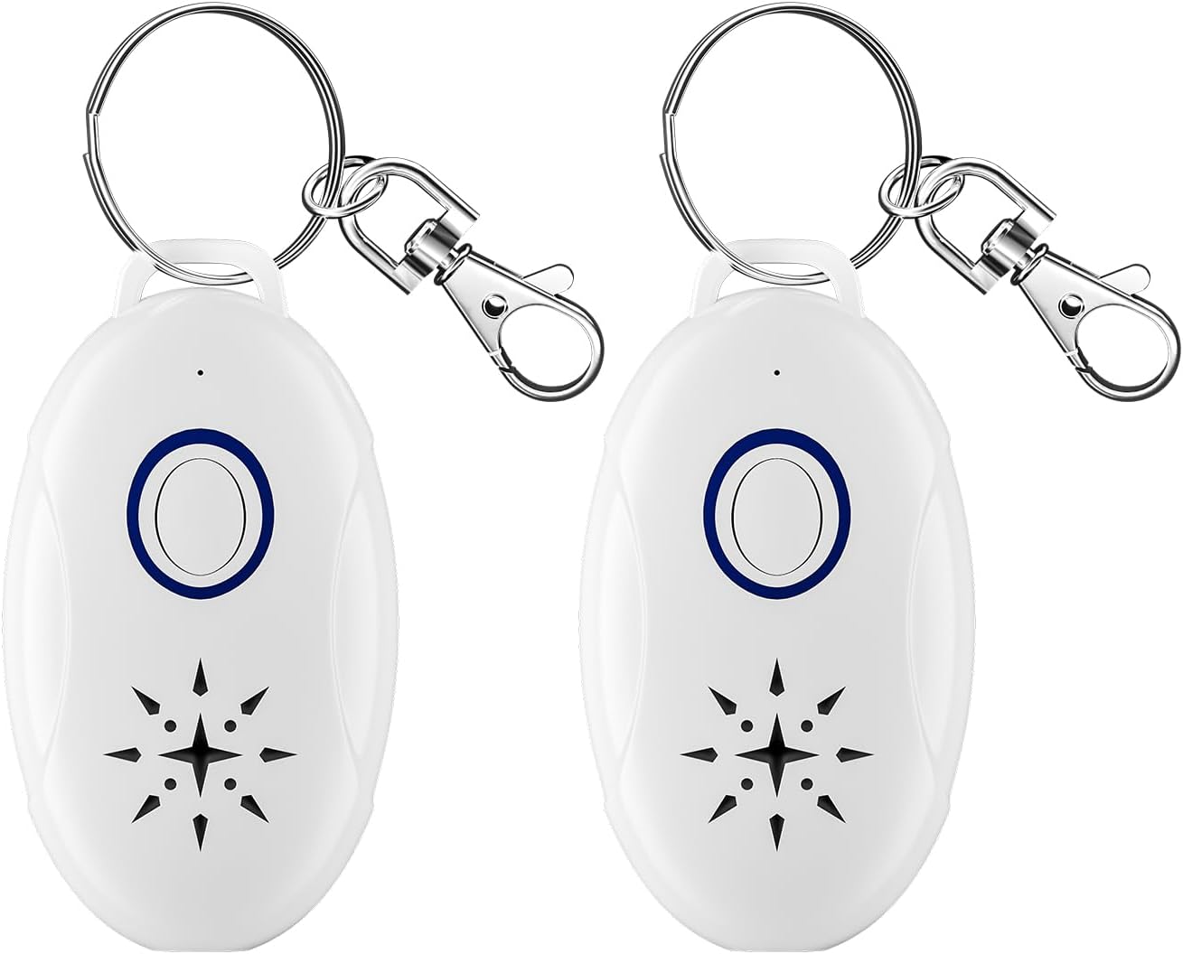 Ultraschall-abwehrmittel 2er-pack - Tragbarer, Wiederaufladbarer Ultraschall-mückenschutz, Elektronisch Per Usb Aufladbar, Für Camping, Innen- Und Außenbereich Gegen Insekten, Ameisen Und Spinnen
