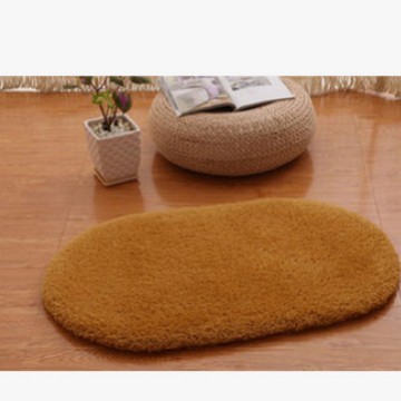Ovales Badematten Aus Natürlicher Schafwolle – Rutschfest, Saugfähig Und Weich Im Griff – Für Badezimmer, Dusche Und Eingangsbereich (40 X 60 Cm, Khakifarben)-lsw