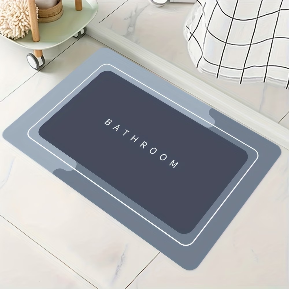 Hochwertiger Diatomeenerde-badematte – Saugfähig, Rutschfest, Schmutzresistent Und Maschinenwaschbar – 40 X 60 Cm-lsw