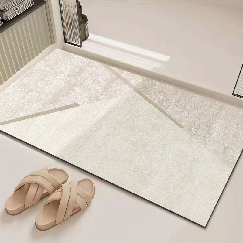 Ultra-absorbierende Und Schnell Trocknende Badematte – Rutschfest Mit Kieselgur, Schmutz- Und Verschleißfest – 40 X 60 Cm-lsw
