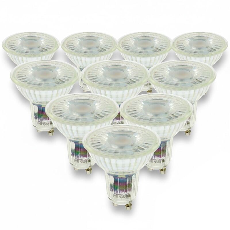 10er-pack Gu10 Dimmbare Led-lampen, 5 W (entspricht 50 W) – 420 Lumen, Farbtemperatur: Warmweiß 2700 K