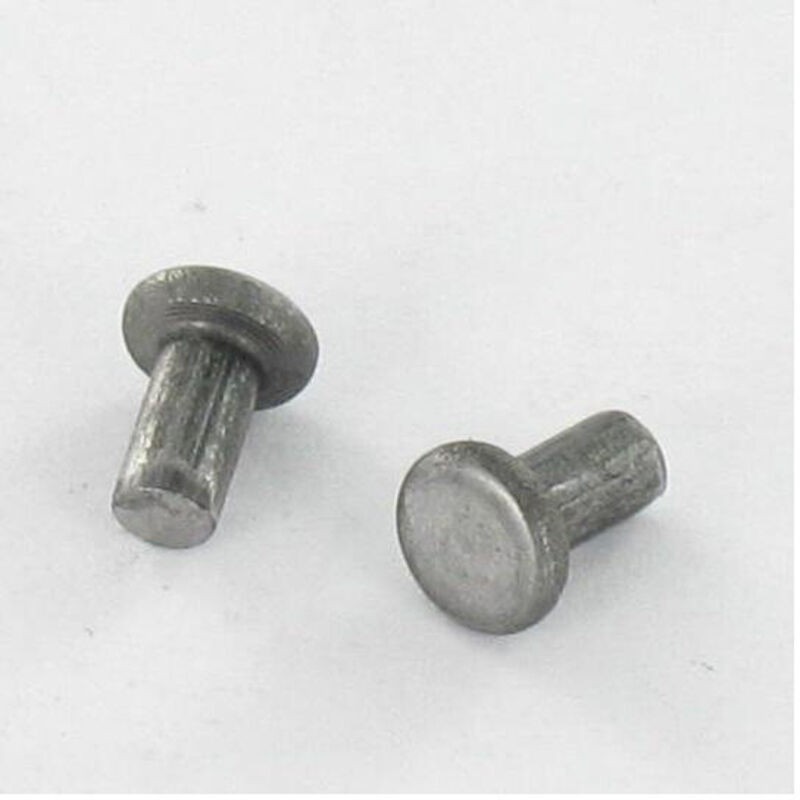 4x8 Flachkopf-einschlagniete - 4x8 Flachkopf-einschlagniete - Rohstahl