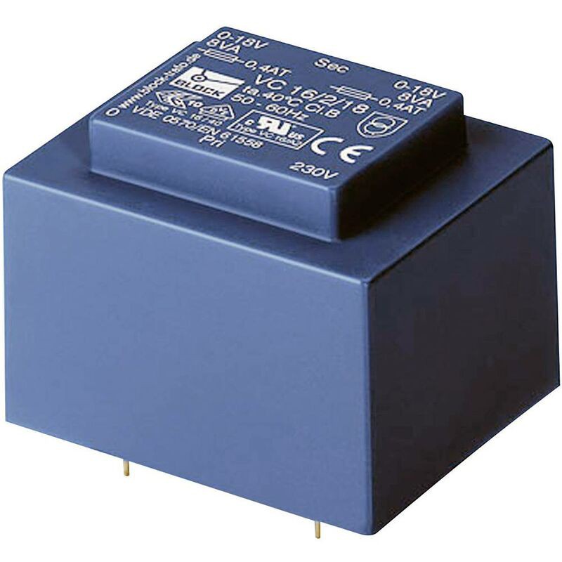 Vc 3.2/1/12 Leiterplattentransformator 1 X 230 V 1 X 12 V/ac 3,20 Va 266 Ma D97012