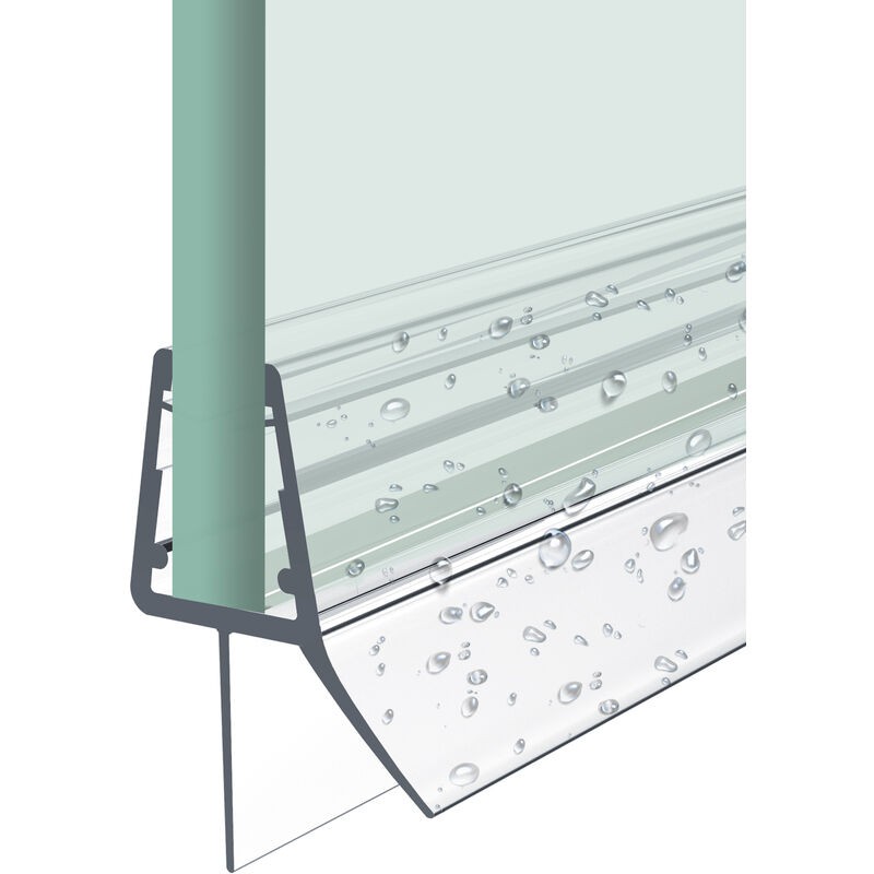 Heilmetz – 60 Cm Duschdichtung – Ersatz Für 4–6 Mm Glas – Pvc-wasserabweiser – Optimale Abdichtung