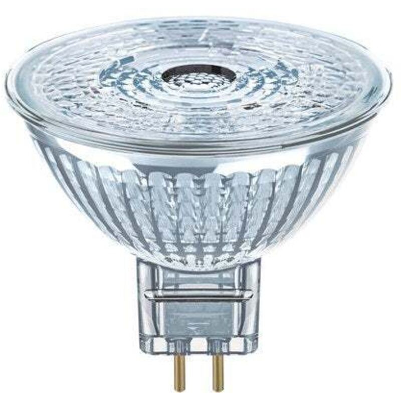 Superstar Dimmbare Led-lampe Mit Besonders Hohem Farbwiedergabeindex (cri90), Gu5.3-sockel, Klarglas, Warmweiß (2700k), 350 Lumen, 1er-pack Ersatz Für 35-w-glühbirnen