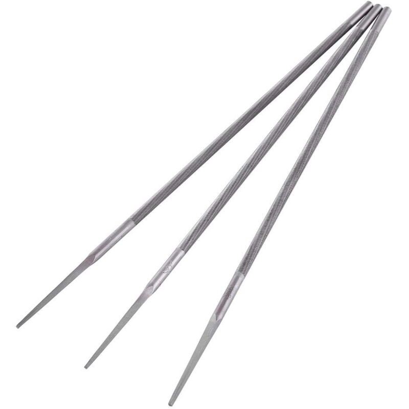 Ej.life Set Mit 3 Runden Kettensägenfeilen 4,8 Mm (4 Mm/4,8 Mm/5,5 Mm Optional) (4,8 Mm)