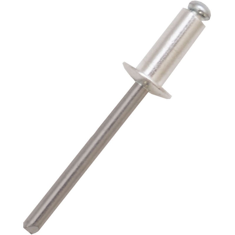 Graue Aluminiumniete, 12 Mm Lang, 4,8 Mm Durchmesser (preis Pro Beutel Mit 100 Stück)