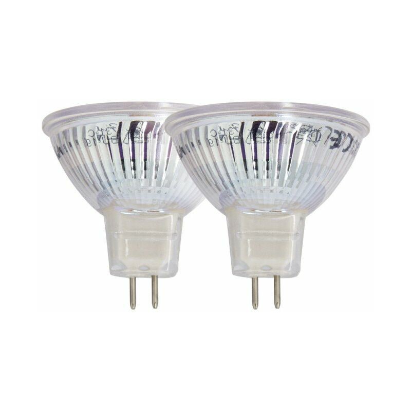 2er-pack Smd-led-spotlampen Mr16, Gu5.3-sockel, 345 Lumen, 5 W Leistungsaufnahme (entspricht 35 W), 2700 K, Warmweiß