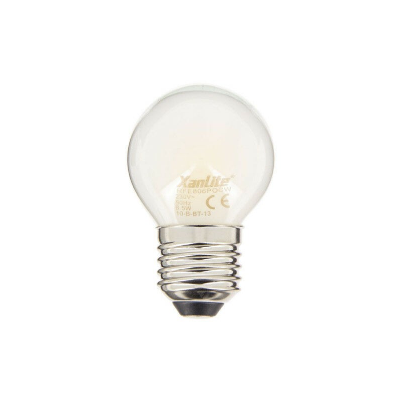 P45 Led-filamentlampe, E27-sockel, 6,5 W Leistung (entspricht 60 W), 4000 K Neutralweiß