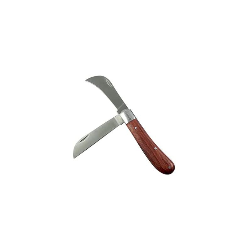 E-robur Elektrikermesser, 2 Klingen, Holzgriff - 424005 - E-robur Elektrikermesser, 2 Klingen, Holzgriff - 424005