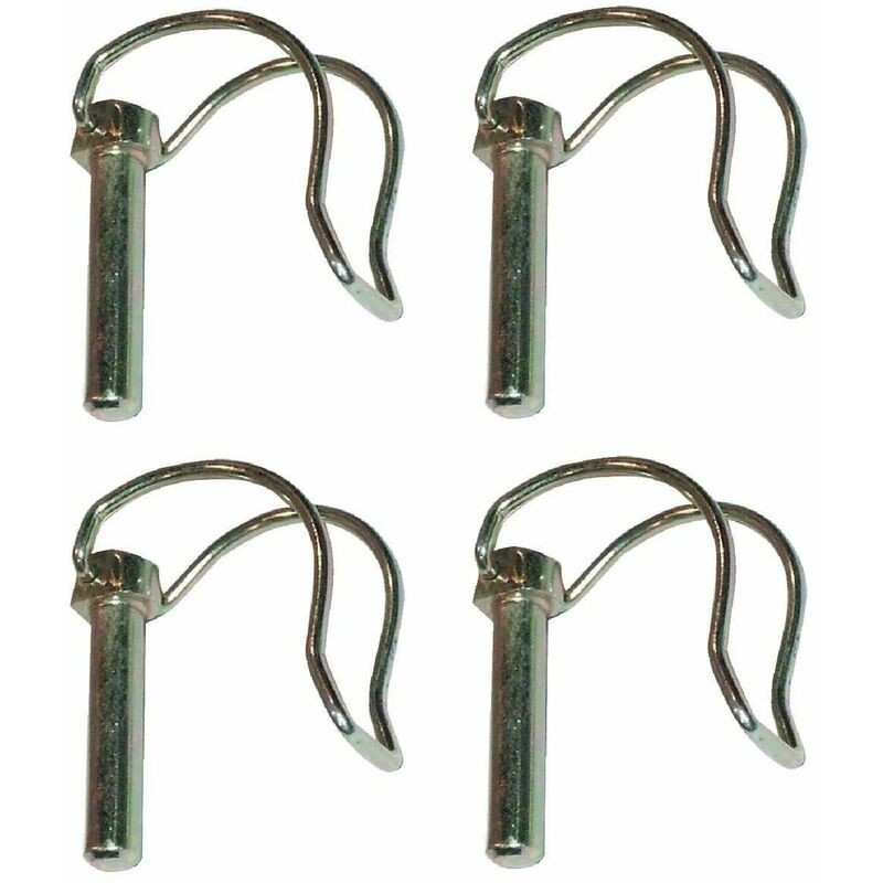 Cyclingcolors – 4er-pack Verzinkte Stahl-halbmonddübel 4,5 X 40 Mm – Schnelle Befestigung Für Holz- Und Metallkonstruktionen