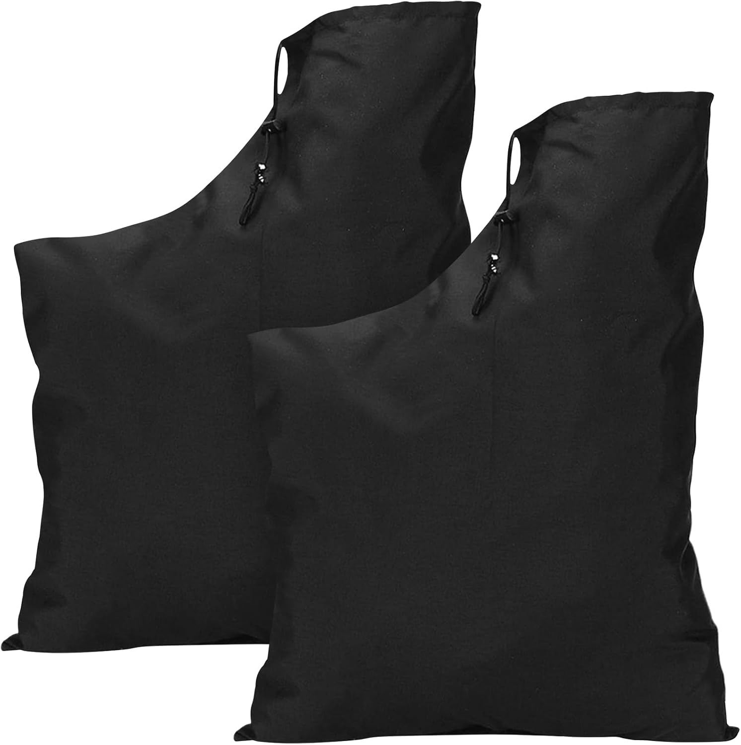 Laubfangsäcke – 2 Stück – Oxford-gewebe – Wasserdicht Und Strapazierfähig – Für Laubbläser – Garten Und Rasen – 60 X 44 Cm, Schwarz