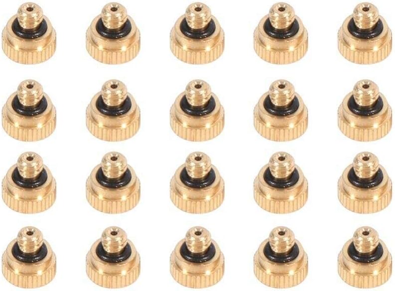 Sprühdüse – 5er-pack – Messing – Kühlung Im Freien – Gewächshaus Und Garten – 0,2 Mm