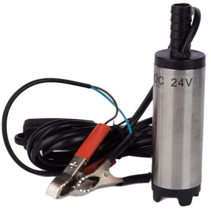 -12v Kraftstoff-umfüllpumpe, Mini-tragbare Edelstahlpumpe Mit Schalter, 12v Öl- Und Diesel-umfüllpumpe