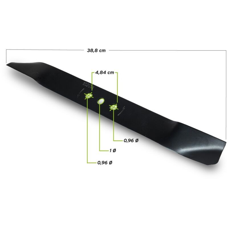 Messer Für Rasenmäher Glm560x-660x, 39 Cm - Ducar - Messer Für Rasenmäher Glm560x-660x, 39 Cm - Ducar