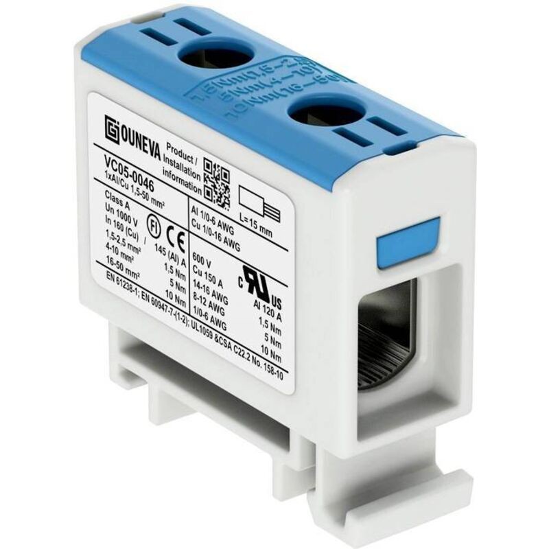 Ouneva Group Vc05-0046 Blauer Schraubverteilerblock 1 Stück A331392