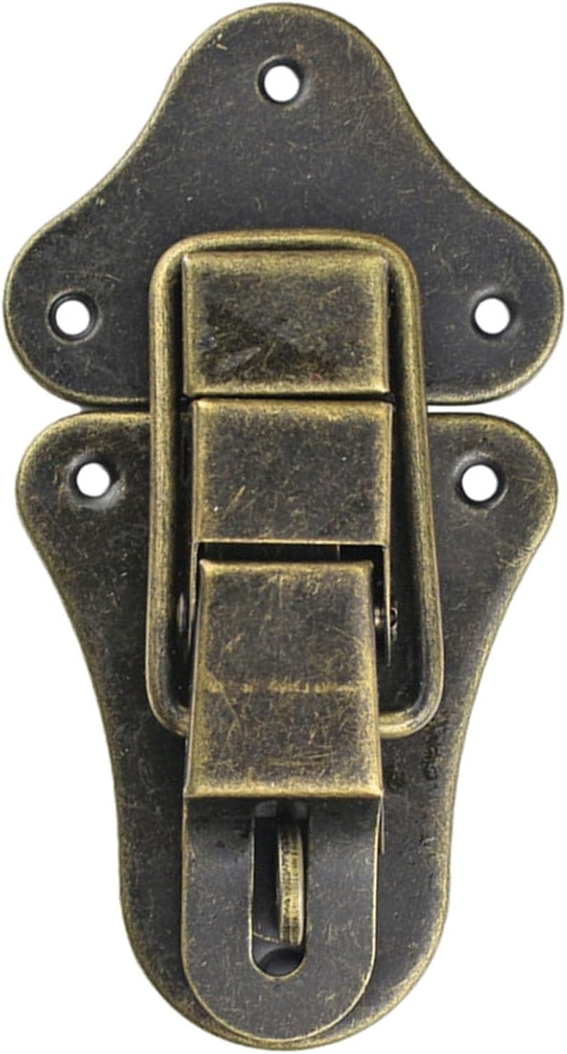 Kippriegel – 1 Stück – Eisen – Retro-bronze-stil – Für Truhen Und Koffer – Schraubbefestigung