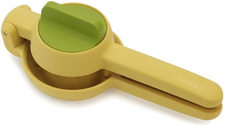 Jeiibrzui Doppelhub-zitruspresse Für Zitronen, Limetten Und Orangen – Gelb – Manuelle Entsafter Mit Schaberfunktion – Ergonomisches Design Für Den Hausgebrauch