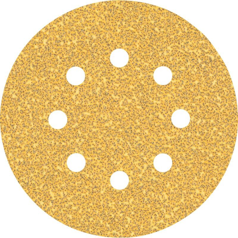Bosch – 125-mm-schleifscheibe, Körnung 40, 8-loch-perforation – 5er-pack – Für Hartholz Und Lack – 2608900803