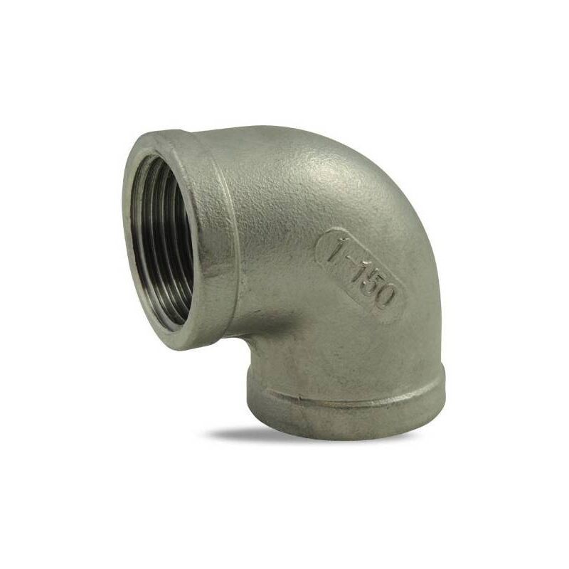 90°-winkelstück, Innengewinde/innengewinde, Aus Edelstahl 316, 1" - 90°-winkelstück, Innengewinde/innengewinde, Aus Edelstahl 316, 1