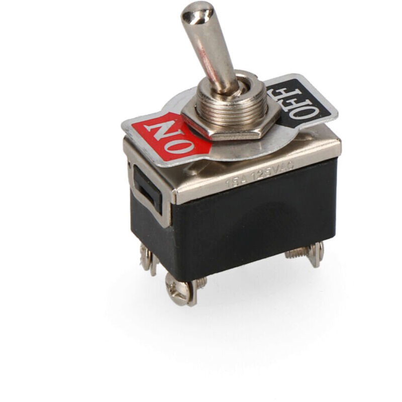 10a 250v Zweipoliger Metall-wippschalter - Verpackt - 10a 250v Zweipoliger Metall-wippschalter - Verpackt