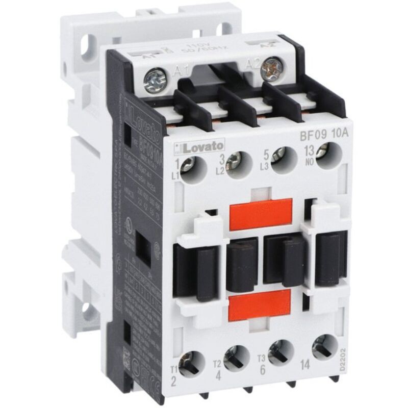 Lovato 3-poliger 9-a-schütz Mit Spule Für 400 V Ac Bf0910a400 - Lovato 3-poliger 9-a-schütz Mit Spule Für 400 V Ac Bf0910a400