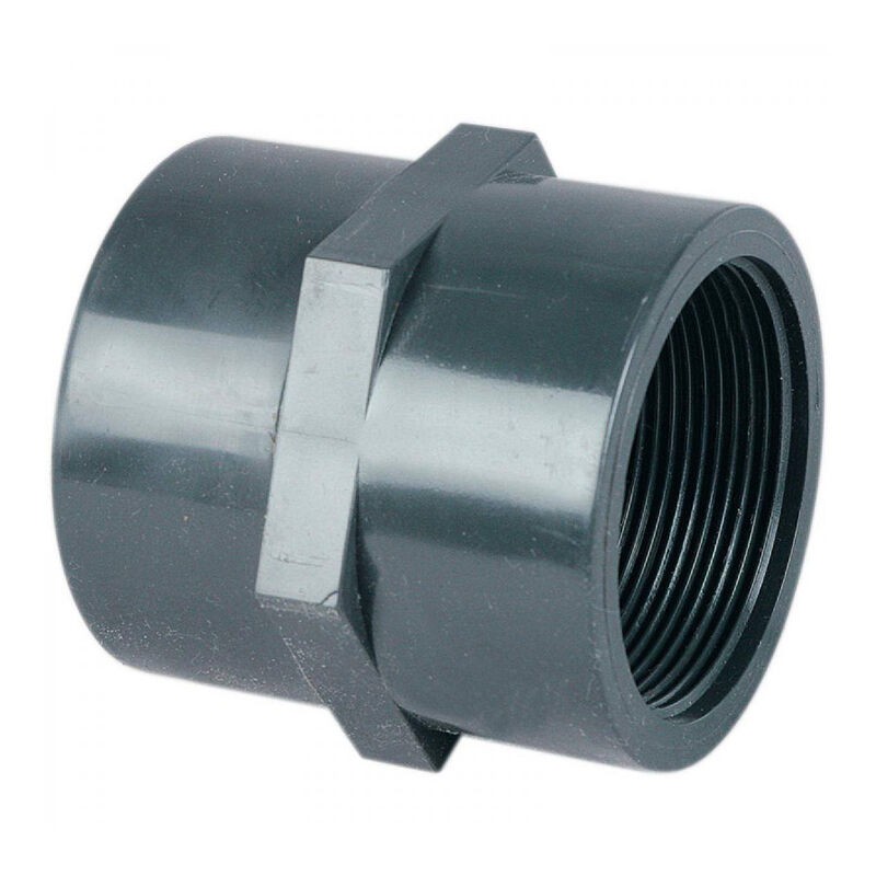 Pvc-kombinations-druckverschraubung, Innengewinde/gewinde, 50 X 1 1/2" - Fitt - Pvc-kombinations-druckverschraubung, Innengewinde/gewinde, 50 X 1 1/2" - Fitt