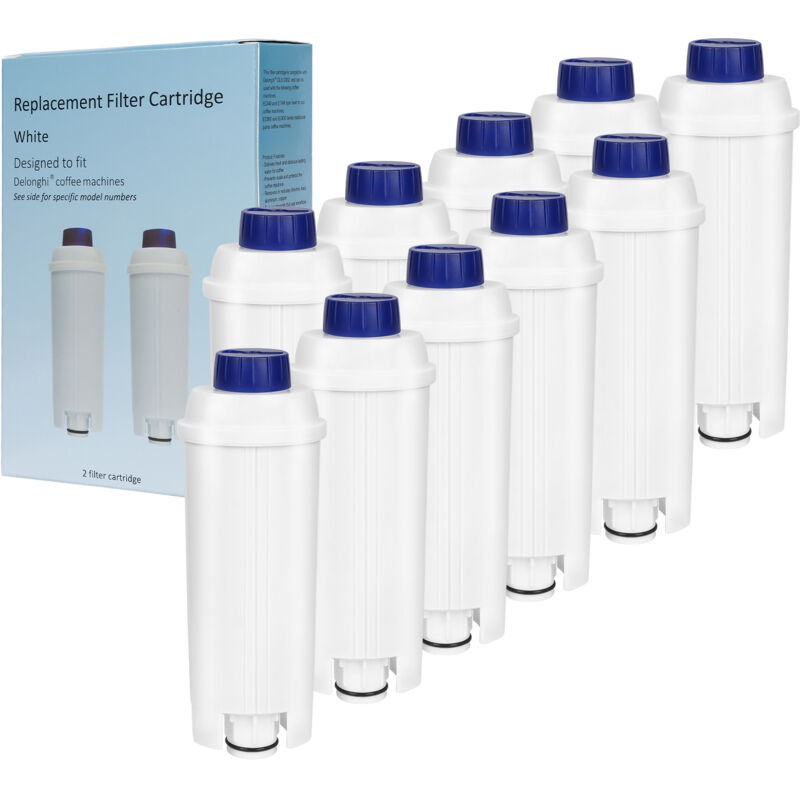 10x Wasserfilter Für Delonghi, Kompatibel Mit Dlsc002 Ecam Etam Ec800, Mit Aktivkohle Für 60 Liter Wasser