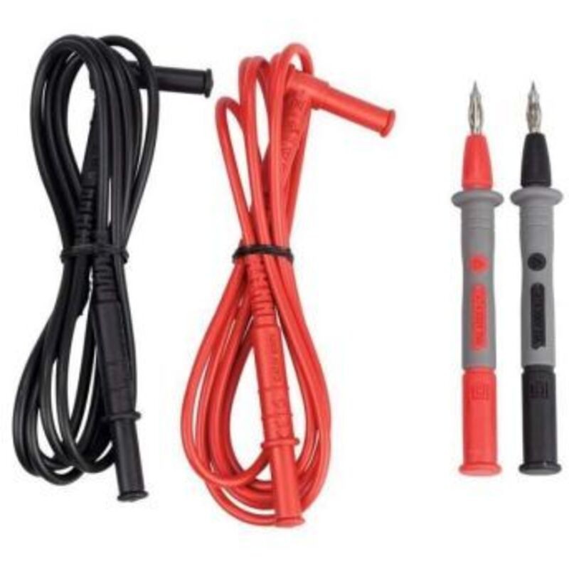 Chauvin Arnoux – Standard-messleitungen – 1,5 M Isoliertes Messleitungsset – Multimeter-kompatibel – Rote Und Schwarze Kennzeichnung
