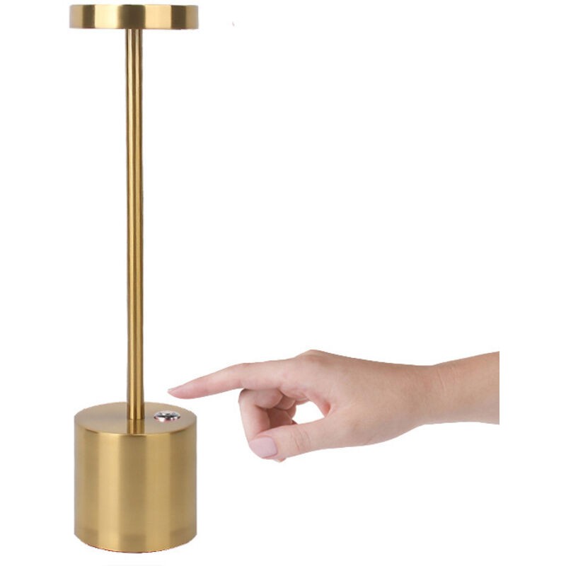 Shmshng – Wiederaufladbare Kabellose Led-tischleuchte (1800 Mah) – 3 Farbtemperaturen – 360°-beleuchtung – Aluminium-metalldesign – Für Den Innen- Und Außenbereich