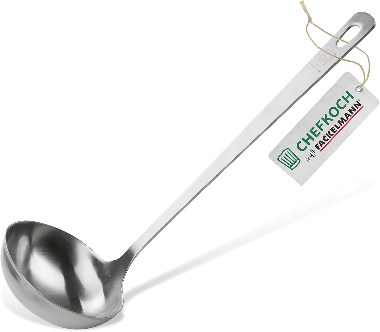 Küchenkelle – 1-teilig – Mattierter Edelstahl – Suppen & Eintöpfe – Spülmaschinenfest