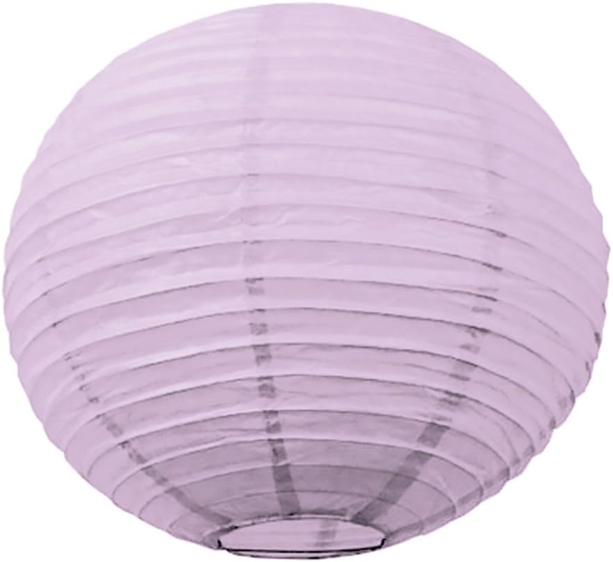 Japanische Laterne – 1 Stück – Reispapier – Lavendel-design – Für Innenräume Und Veranstaltungen – 35 X 35 X 35 Cm