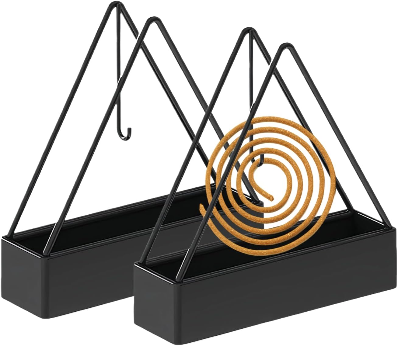 Anti-mücken-spiralhalter – 2 Stück – Stahl – Verstellbar Und Stabil – Für Camping Und Garten