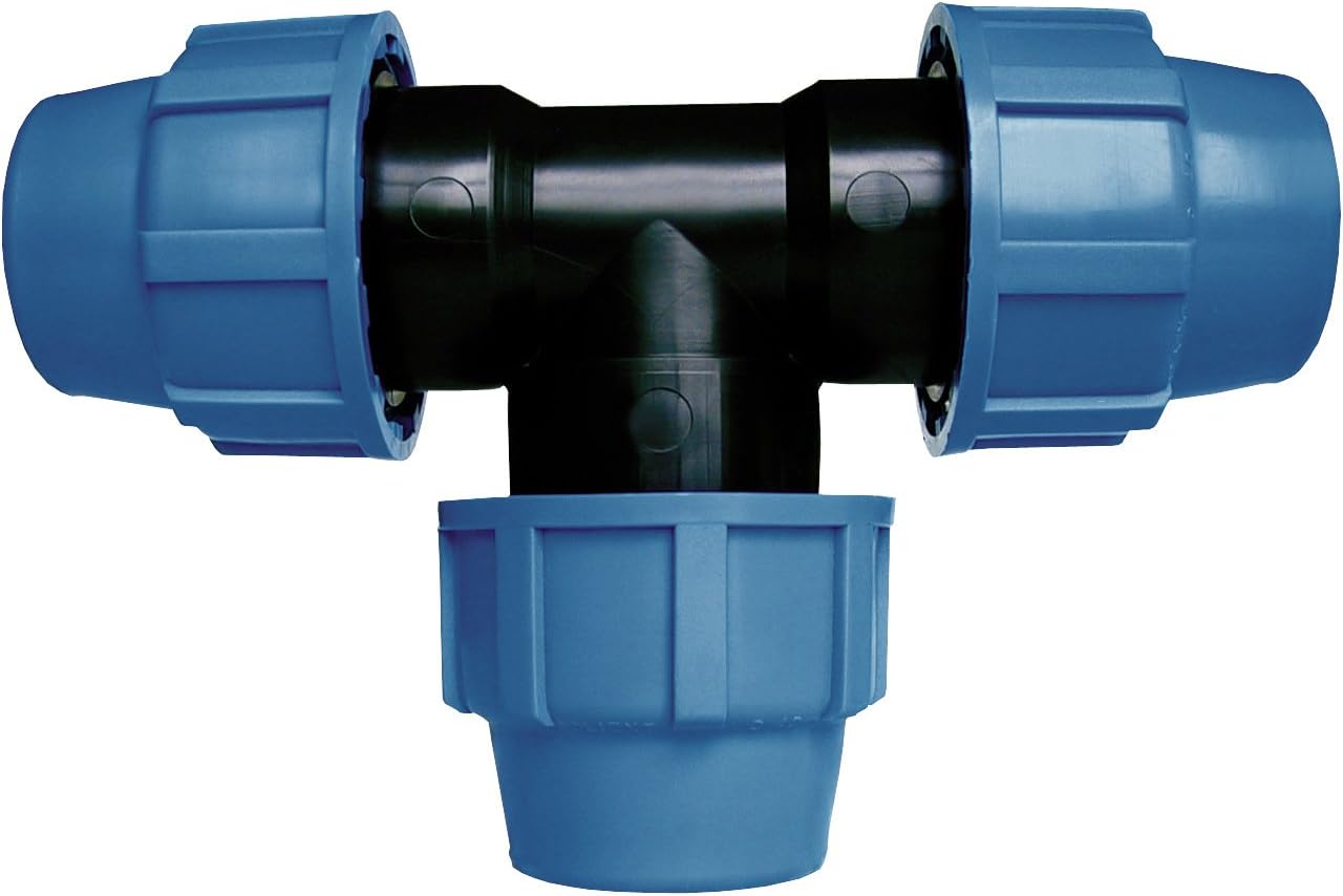 Pe-bewässerungs-t-stück – 1 Stück – Polypropylen – Ø 32 Mm – Kaltes Trinkwasser – Uv-beständig