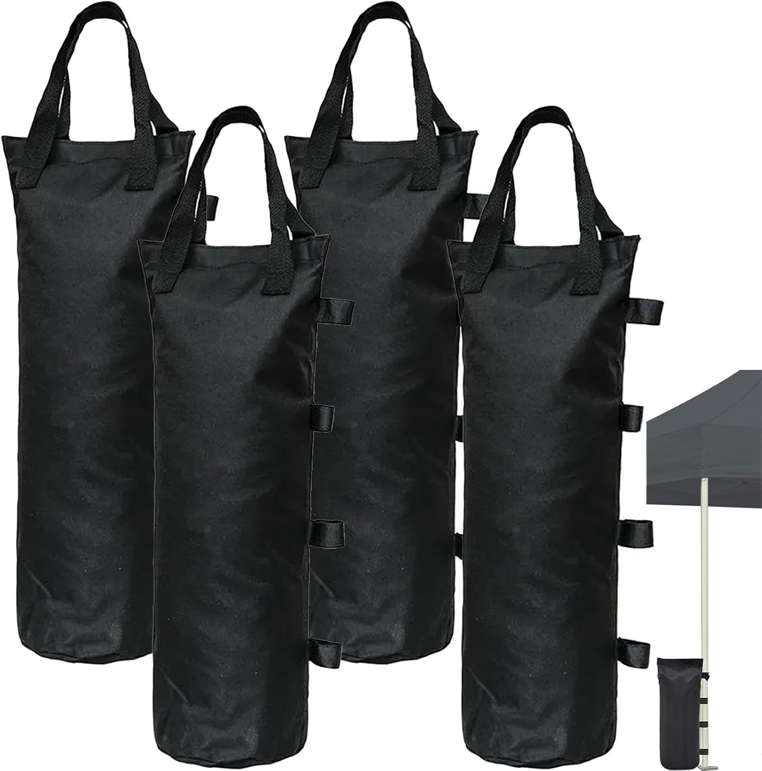 Gewichtssäcke – 4er-set – 800d Oxford-gewebe – Befestigung – Für Pavillons Und Sonnenschirme – 50 X 20 Cm