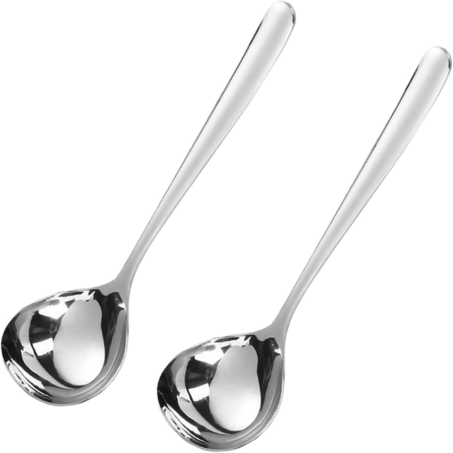 2er-set Suppenkellen – Edelstahl 304 – 20 Cm – Hochglanzpoliert – Für Gastronomie Und Haushalt