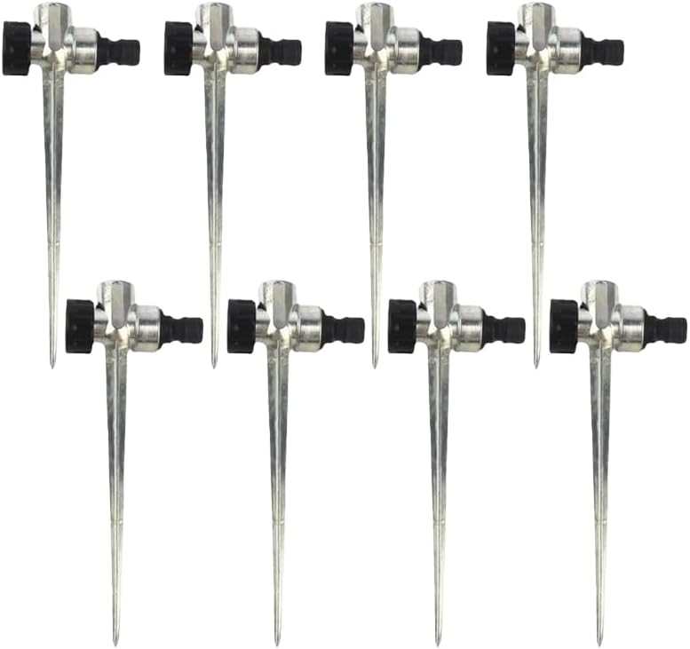 Bewässerungsstab – 8er-pack – Metall – 1/2"-gewinde – Garten, Rasen, Balkon – 19,5 X 7 X 3 Cm