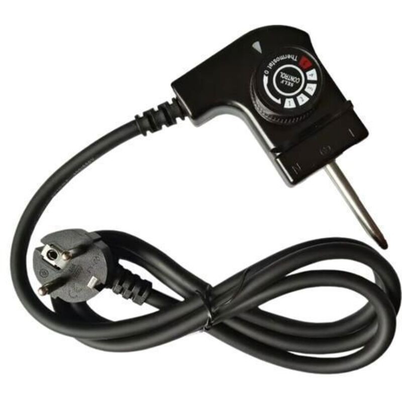 Universeller Thermostat Für Elektrische Grillplatten Von Princess, Jata, Tristar Und Weiteren Herstellern – 5 Temperaturstufen – 250 V, 10 A, 2000 W – 1 M Kabel