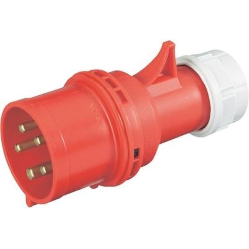 Cee 32a 5-poliger Stecker, 025-6 400v, Rot, 1 Stück X96594