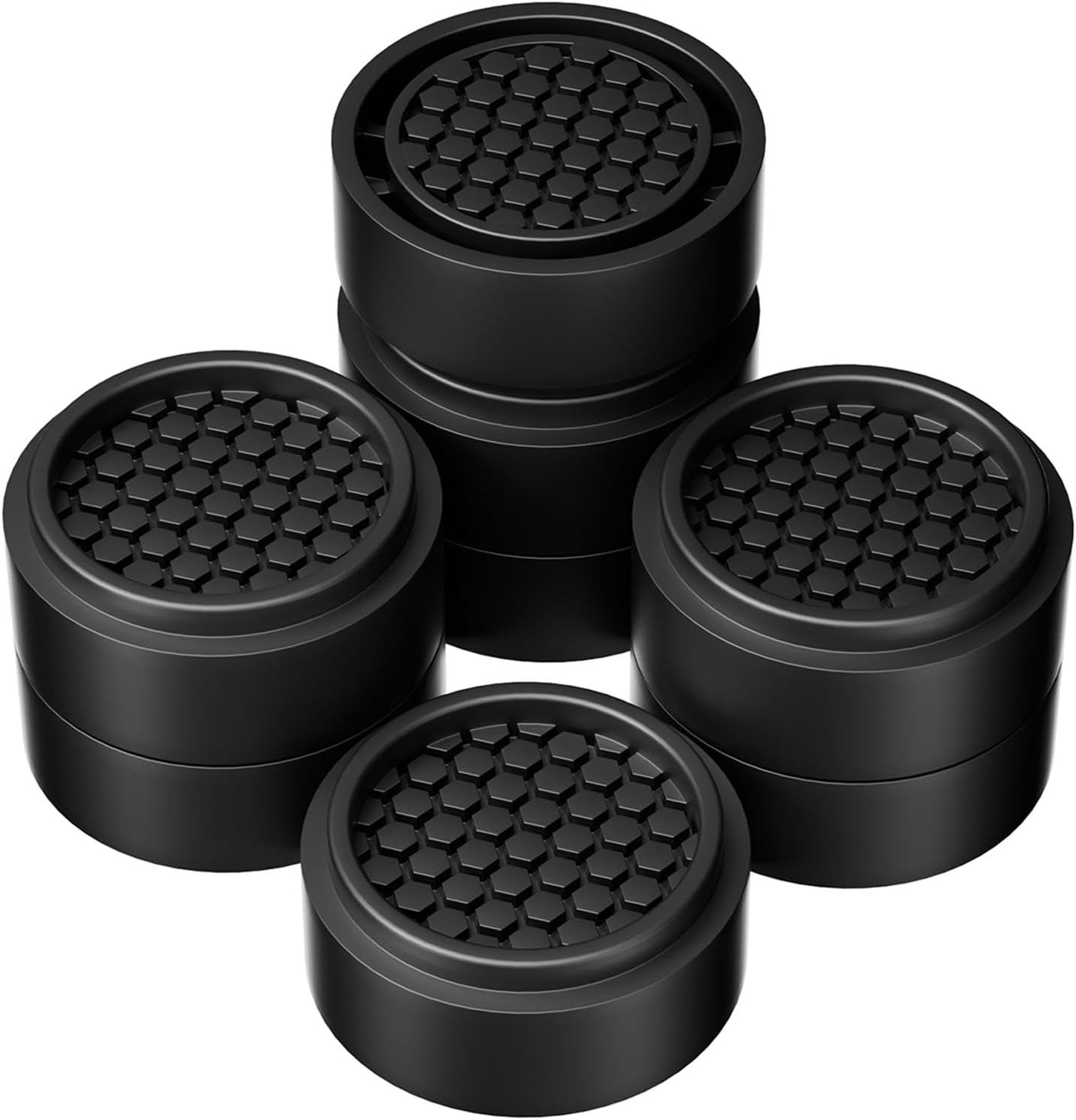 Möbelfüße – 8er-set – Gummi – Rutschfest, 25 Mm – Für Waschmaschine, Bett, Sofa – Schwarz