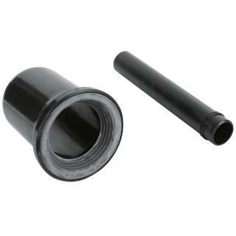 Wc-befestigungs- Und Anschlussset 37104 Für Wandhängende Wcs, 110 Mm Ablaufmanschette, Schwarz
