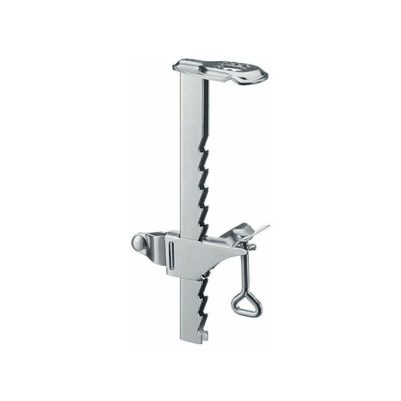 Schneider Electric – Balkonbefestigungsklemme Aus Silberfarbenem Stahl – Abmessungen 14,5 X 41 Cm – Befestigung Mit Ringen – Gewicht 0,622 Kg