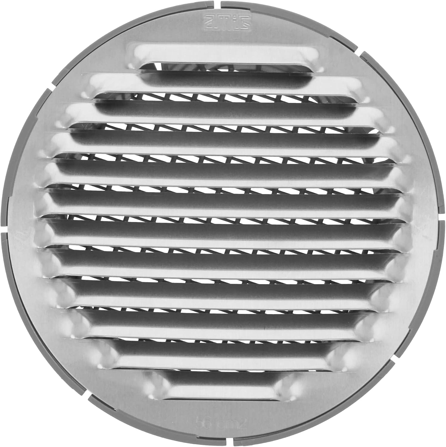 Lüftungsgitter – 1 Stück – Aluminium – Mit Moskitonetz – Für Küche Und Bad – 10 Cm, Silber