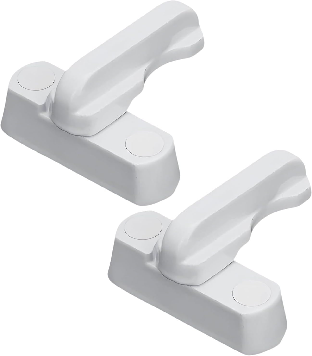 Pvc-fensterschloss – 2er-pack – Weiß – Tor- Und Briefkastensicherung – 60 X 20 Mm