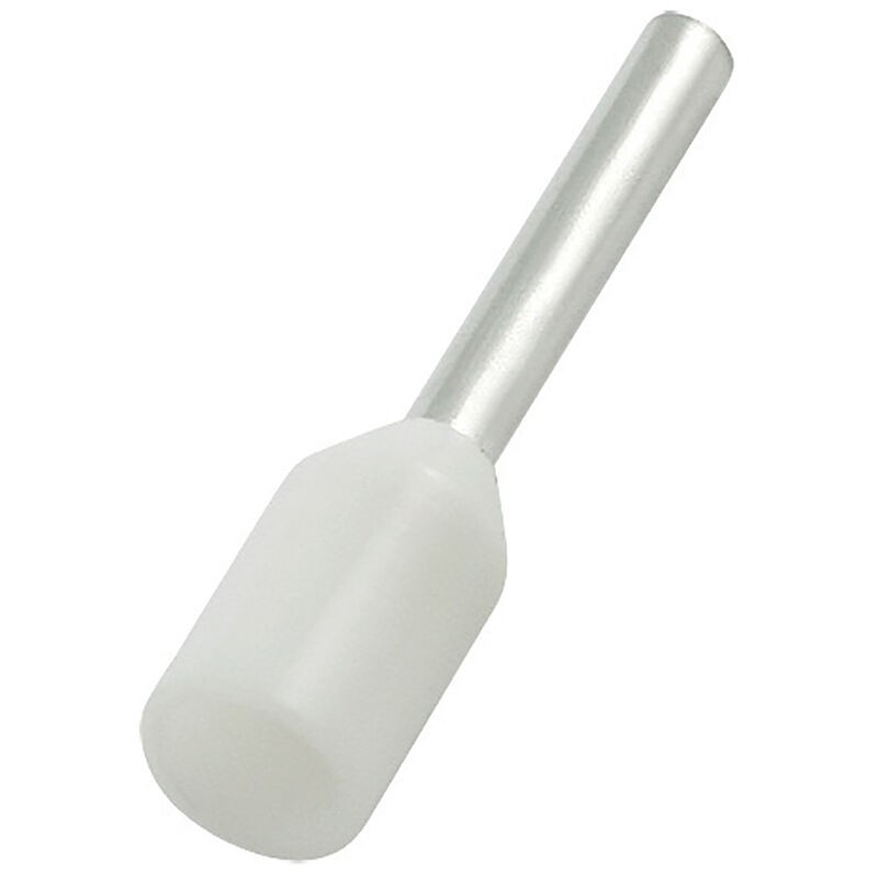 Crimpspitze 0,75 Mm², Weiß, Länge 12 Mm
