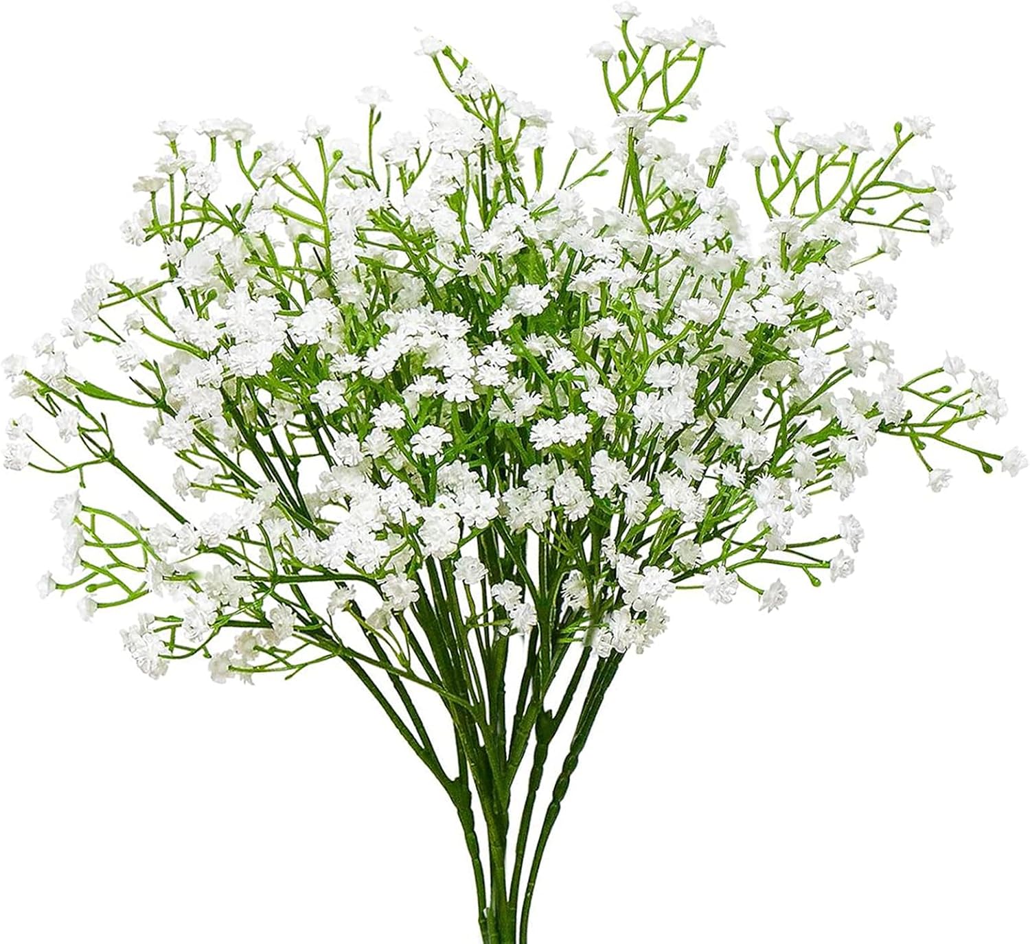 Jeiibrzui Künstliche Weiße Schleierkrautblüten – 52 Cm – 6er-pack – Realistischer Schleier-effekt Für Hochzeiten Und Heimdekoration
