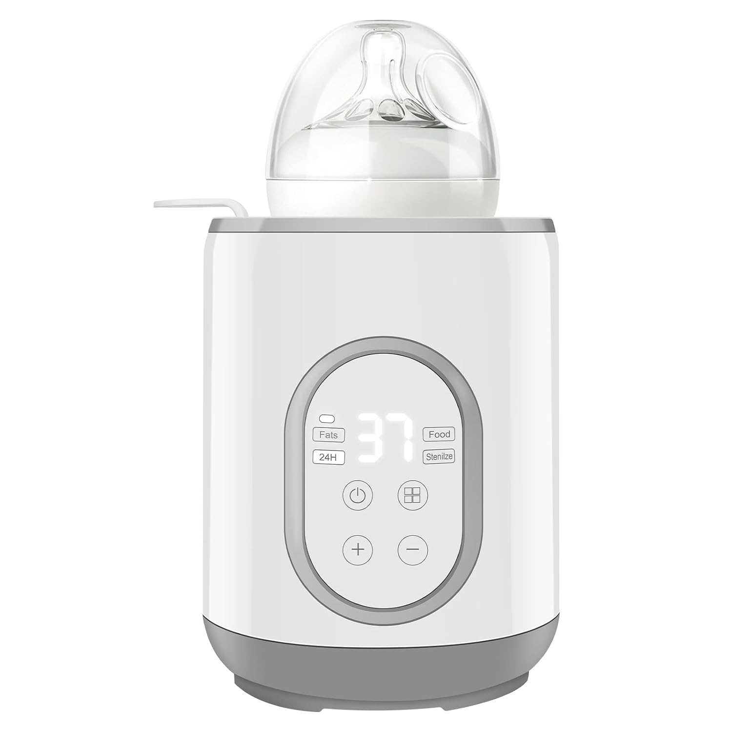 Jeiibrzui 8-in-1 All-in-one Flaschenwärmer: Schnelles Erhitzen, Auftauen Und Sterilisieren. Geeignet Für Glas- Und Kunststoffflaschen. Weiß.