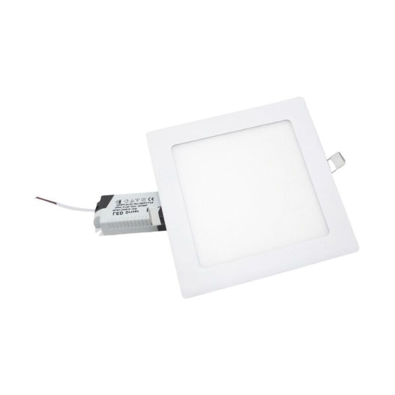 12-w-led-einbauleuchte, Extra Flach, Quadratisch – Weiß – Kaltweiß – 12-w-led-einbauleuchte, Extra Flach, Quadratisch – Weiß – Kaltweiß